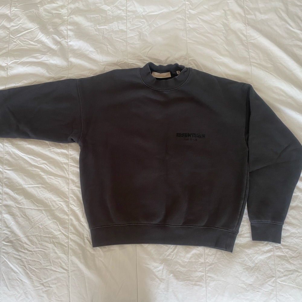 Black FEAR OF GOD Essentials Mockneck